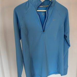 Nike Blue Quarter-Zip Pullover